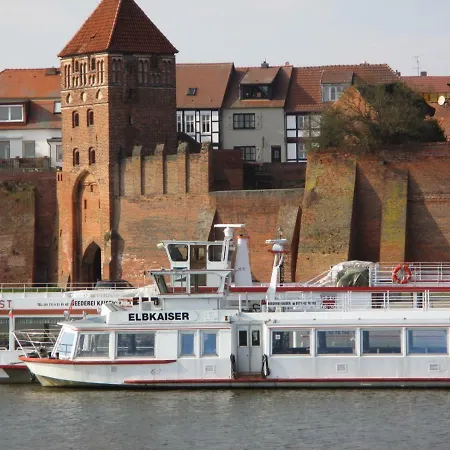 Ferienhaus Elbblick Tangermünde Exterior foto